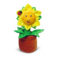 Мягкая игрушка Lava Подсолнух с божьей коровкой в горшке 25 см (LA8692)