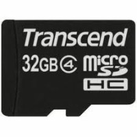 Карта памяти 32 Gb microSD Transcend SDHC Class4 (TS32GUSDC4) без адаптера