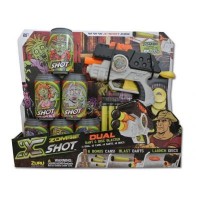 Игрушечное оружие Zuru X-Shot Бластер Dual Зомби (1163)