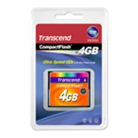 Карта памяти 4 Gb, Compact Flash, Transcend (TS4GCF133)