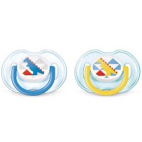 Пустышка Philips AVENT Fashion 0-6мес, 2шт (SCF172/18_boy)