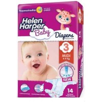 Подгузник Helen Harper Baby Midi 4-9 кг 14 шт (2310569)