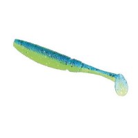 Силикон съедобный Nomura Rolling Shad 85мм 5,5гр. цвет-008 (blue green chart) 8шт (NM70100808)
