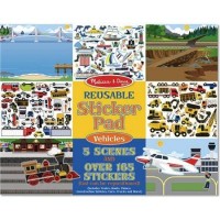 Набор для творчества Melissa&Doug многоразовые наклейки "Транспорт" (MD4199)