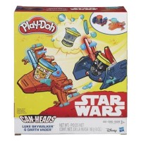 Набор для творчества Hasbro Play-Doh пластилин Транспортные средства Звездные войны (B0001-1)