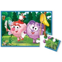 Пазл Vladi Toys А5 Смешарики Нюша и Бараш 12 элементов (VT1103-39)