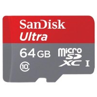 Карта памяти SANDISK 64GB microSD class10 UHS-I (SDSQUNC-064G-GN6MA)