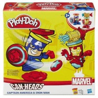 Набор для творчества Hasbro Play-Doh Герои Марвел Железный Человек и Капитан Америка (B0594-2)