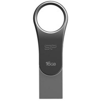 USB флеш накопитель Silicon Power 16GB Mobile C80 Silver USB 3.0 (SP016GBUC3C80V1S)