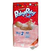 Подгузник BabyBaby Soft Premium Mini 2 (3-6 кг) 62 шт (8588004865549)