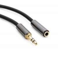 Кабель мультимедийный Jack 3.5mm male/Jack 3.5mm female 3.0m EXTRADIGITAL (KBA1641)