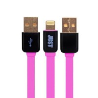 Дата кабель JUST Rainbow Lightning USB Cable Pink (LGTNG-RNBW-PNK)