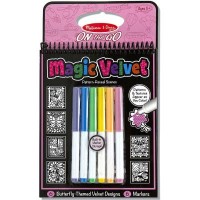 Набор для творчества Melissa&Doug Магическая бархатная раскраска Бабочки (MD5394)