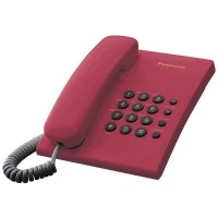 Телефон Panasonic KX-TS2350 (красный) (шт.)