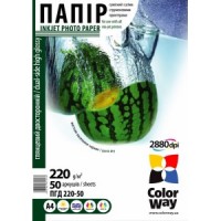 Бумага ColorWay глянцевая, двухст., A4, 50 л (20474)