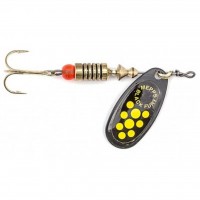 Блесна Mepps Black Fury black/yellow 3.5гр №1 (30441 001)