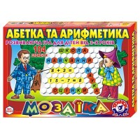 Настольная игра Технок Мозаика Азбука и арифметика (укр. яз) (2223)