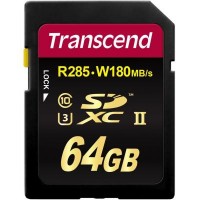 Карта памяти Transcend 64GB SDXC Class 10 UHS-II U3 (TS64GSD2U3)