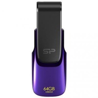 USB флеш накопитель Silicon Power 64Gb Blaze B31 Purple USB 3.0 (SP064GBUF3B31V1U)