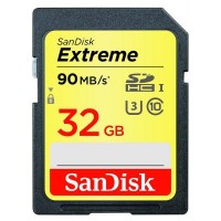 Карта памяти SANDISK 32GB SDHC Extreme Class 10 UHS-I U3 (SDSDXNE-032G-GNCIN)
