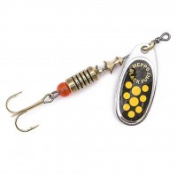 Блесна Mepps Black Fury silver/yellow 3.5гр №1 (30421 401)