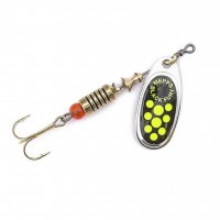 Блесна Mepps Black Fury silver/charteuse 4.5гр №2 (30428 402)