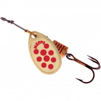 Блесна Mepps Aglia Decorees gold/red dots 4.5гр №2 (30117 002)