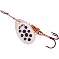 Блесна Mepps Aglia Decorees silver/black dots 3.5гр №1 (30124 001)
