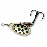 Блесна Mepps Aglia Decorees gold/black dots 4.5гр №2 (30114 002)