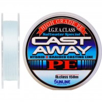 Шнур Sunline CAST AWAY PE 150м #0.8/0.175мм 12LB/5.6кг (1658.00.75)