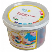 Набор для творчества GENIO KIDS Тесто-пластилин 15 цветов (TA1066)