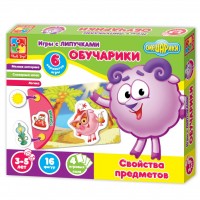 Настольная игра Vladi Toys Обучарики Свойства предметов (рус.язык) (VT2307-01)