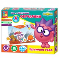 Настольная игра Vladi Toys Обучарики Времена года (рус.язык) (VT2307-03)