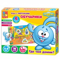 Настольная игра Vladi Toys Обучарики Где чей домик (VT2307-02)