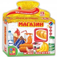 Настольная игра Vladi Toys Магазин Мой маленький мир 15 мягких магнитов (VT3101-08)