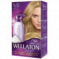 Краска-мусс для волос Wellaton стойкая 9/0 Очень светлый блондин (4056800998272)