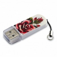 USB Flash Drive 16Gb Verbatim Store'N'Go Mini Tattoo Rose / 49885
