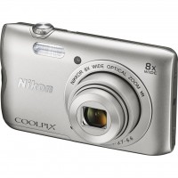 Цифровой фотоаппарат Nikon Coolpix A300 Silver (VNA960E1)