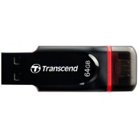 USB флеш накопитель Transcend JetFlash 340 USB2.0 On-The-Go (TS64GJF340)