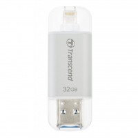 USB флеш накопитель Transcend 32GB JetDrive Go 300 Silver USB 3.1 (TS32GJDG300S)