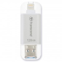 USB флеш накопитель Transcend 128GB JetDrive Go 300 Silver USB 3.1 (TS128GJDG300S)