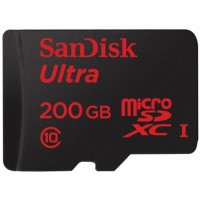 Карта памяти SANDISK 200GB microSD Class 10 UHS-I (SDSDQUAN-200G-G4A)