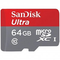 Карта памяти SANDISK 64GB microSD Class 10 UHS-I (SDSQUNC-064G-GN6IA)
