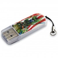 USB Flash Drive 16Gb Verbatim Store'N'Go Mini Tattoo Dragon / 49888