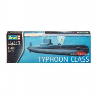 Сборная модель Revell Подводная лодка Soviet Submarine TYPHOON CLASS 1:400 (5138)