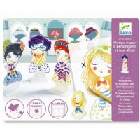 Набор для творчества Djeco Раскрашивание по пластику Лили (DJ09491)