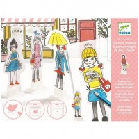 Набор для творчества Djeco Раскрашивание по пластику Лучшие друзья (DJ09490)