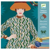 Набор для творчества Djeco Раскрашивания блестками Мода (DJ09506)