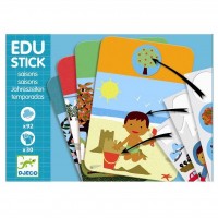 Набор для творчества Djeco Наклейки Времена года (DJ08378)