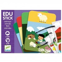 Набор для творчества Djeco Наклейки Животные (DJ08379)